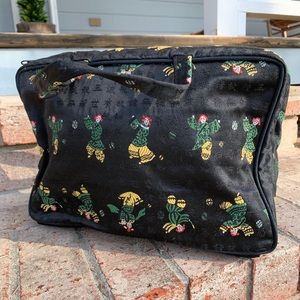 Women’s Black Patterned Oriental Bag